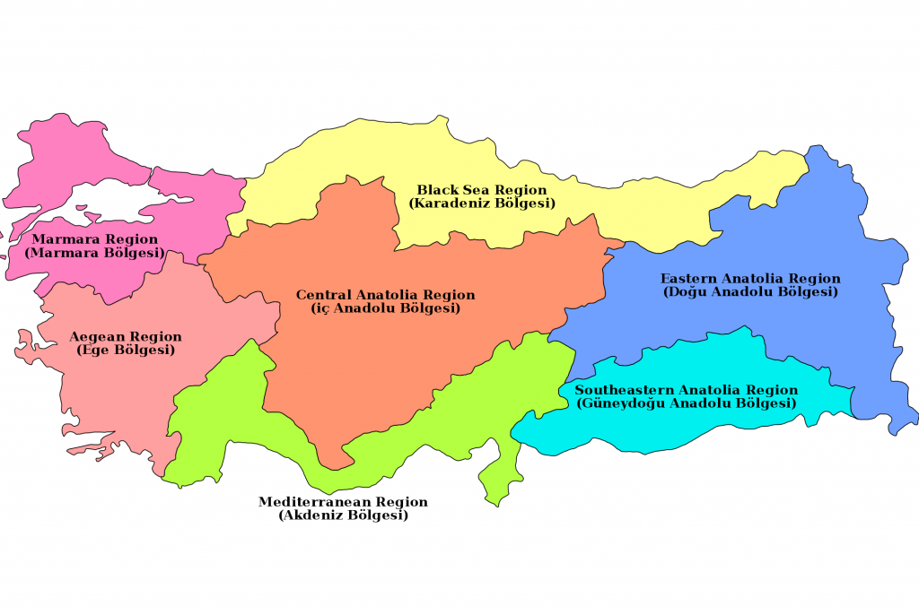 استان های ترکیه