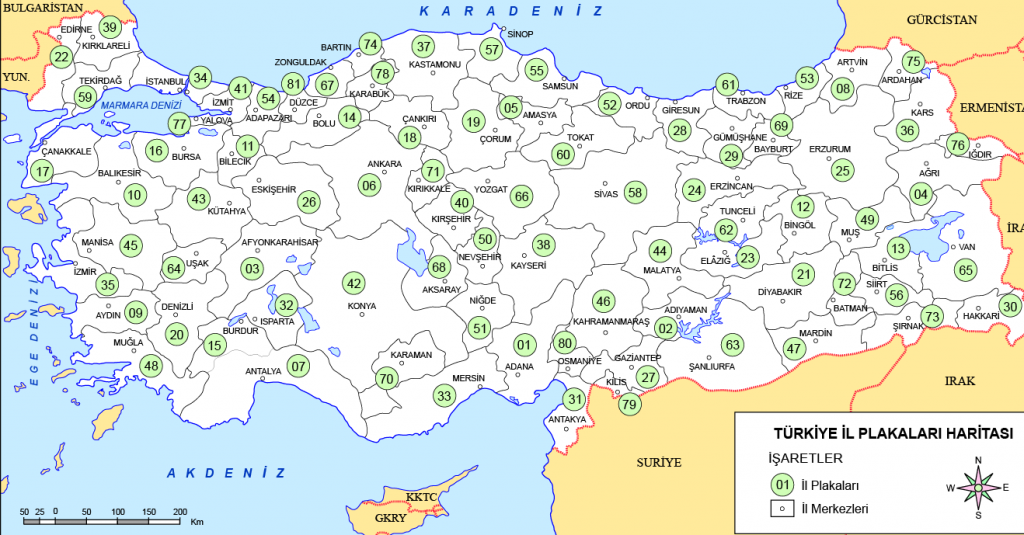 استان های ترکیه