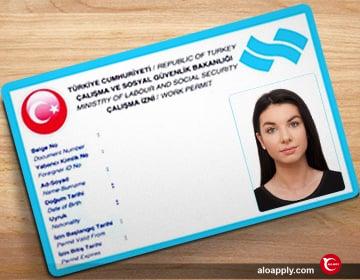 کارت اقامت ترکیه به رنگ آبی